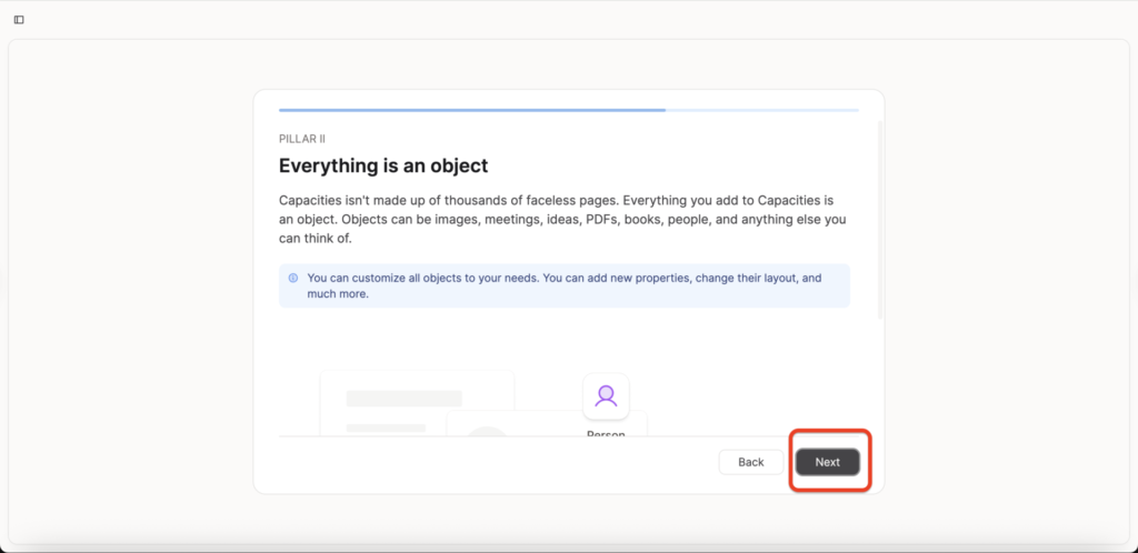 Capacities 2つ目の柱の機能説明